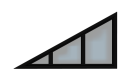 sh_ Janela PVC 1 Folha Fixa Triangular 2 Montantes Verticais